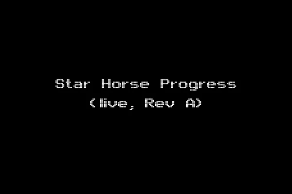 Star Horse Progress (live, Rev A)