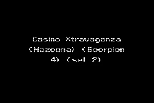 Casino Xtravaganza (Mazooma) (Scorpion 4) (set 2)
