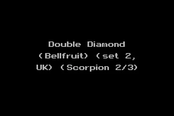 Double Diamond (Bellfruit) (set 2, UK) (Scorpion 2/3)
