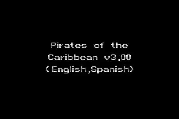 Pirates of the Caribbean v3.00 (English,Spanish)