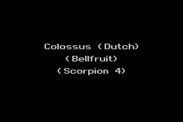 Colossus (Dutch) (Bellfruit) (Scorpion 4)