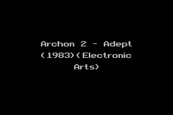Archon 2 - Adept (1983)(Electronic Arts)