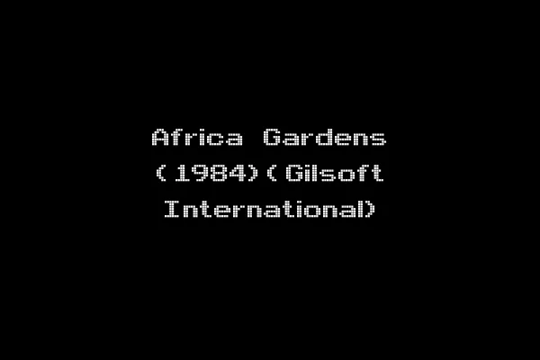 Africa Gardens (1984)(Gilsoft International)
