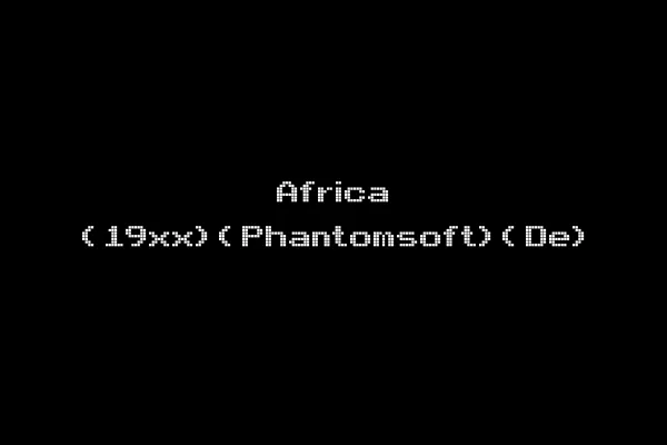 Africa (19xx)(Phantomsoft)(De)