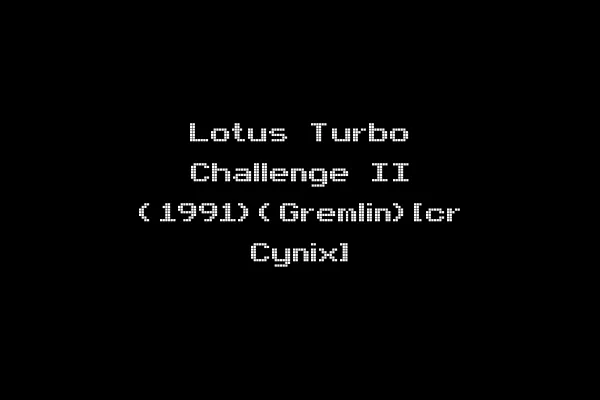 Lotus Turbo Challenge II (1991)(Gremlin)[cr Cynix]