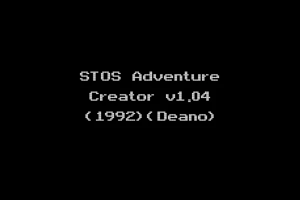 STOS Adventure Creator v1.04 (1992)(Deano)