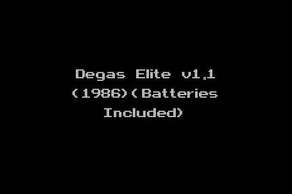 Degas Elite v1.1 (1986)(Batteries Included)