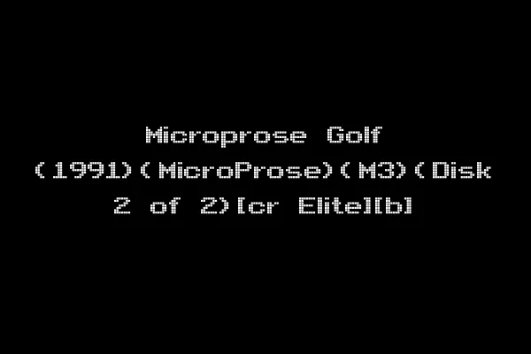 Microprose Golf (1991)(MicroProse)(M3)(Disk 2 of 2)[cr Elite][b]