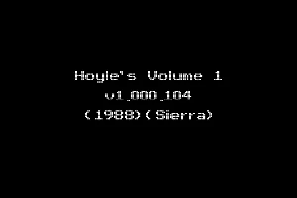 Hoyle's Volume 1 v1.000.104 (1988)(Sierra)