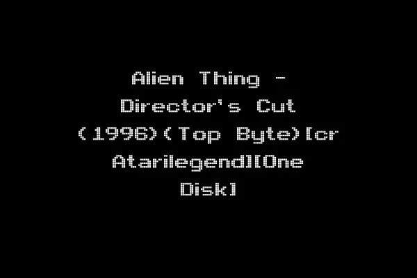 Alien Thing - Director's Cut (1996)(Top Byte)[cr Atarilegend][One Disk]
