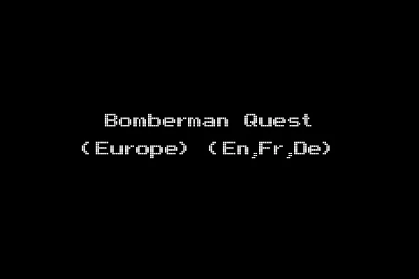 Bomberman Quest (Europe) (En,Fr,De)