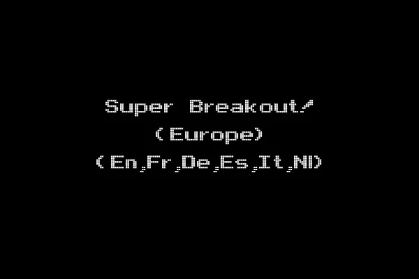 Super Breakout! (Europe) (En,Fr,De,Es,It,Nl)