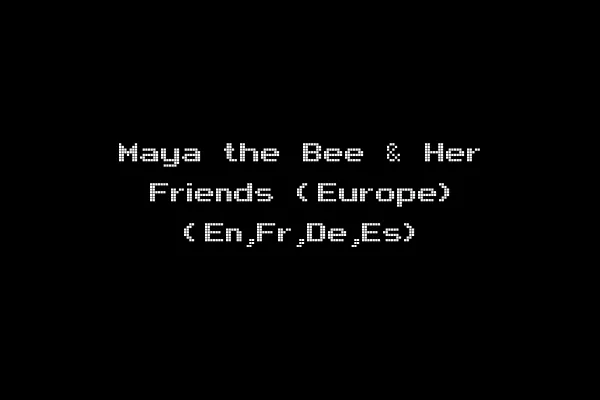 Maya the Bee & Her Friends (Europe) (En,Fr,De,Es)