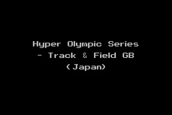 Hyper Olympic Series - Track & Field GB (Japan)