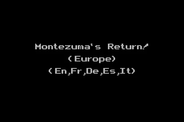 Montezuma's Return! (Europe) (En,Fr,De,Es,It)