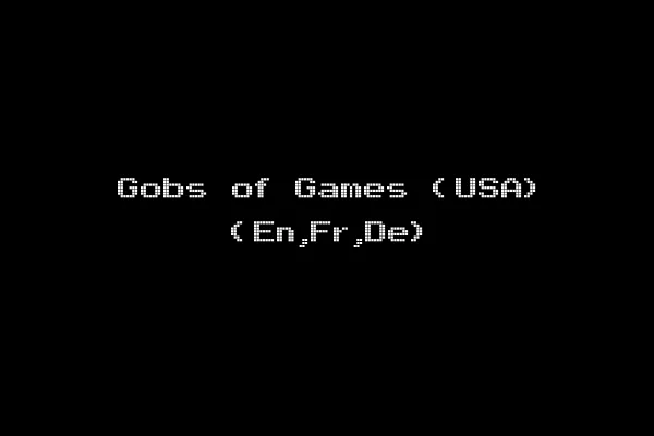Gobs of Games (USA) (En,Fr,De)