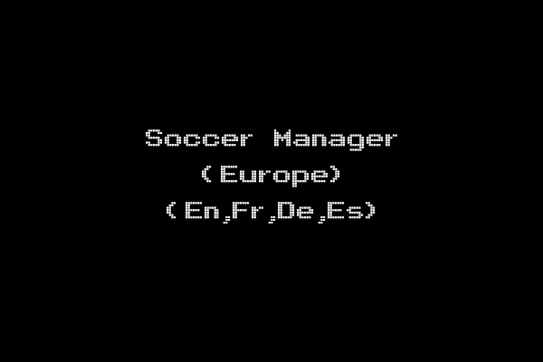 Soccer Manager (Europe) (En,Fr,De,Es)