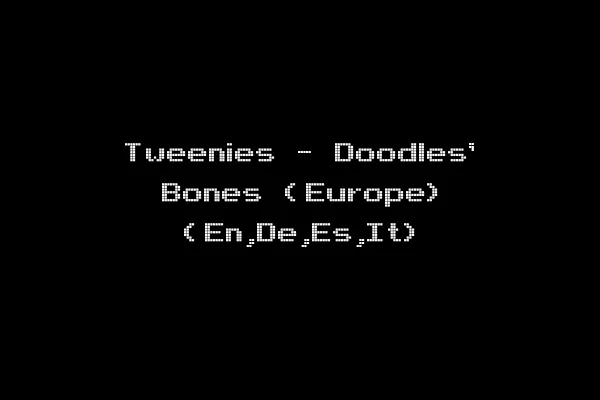 Tweenies - Doodles' Bones (Europe) (En,De,Es,It)