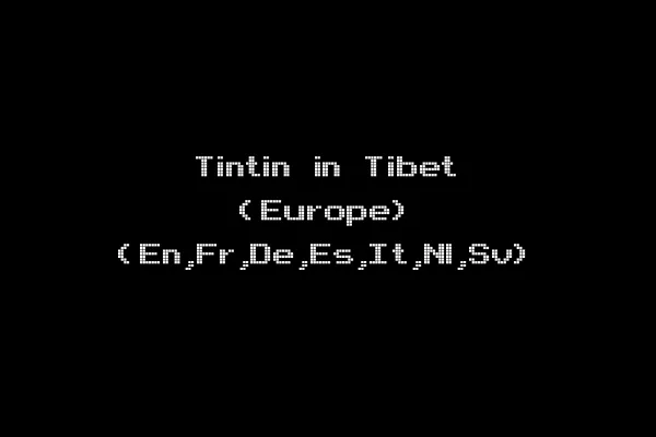 Tintin in Tibet (Europe) (En,Fr,De,Es,It,Nl,Sv)