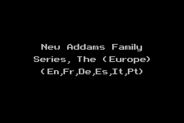 New Addams Family Series, The (Europe) (En,Fr,De,Es,It,Pt)