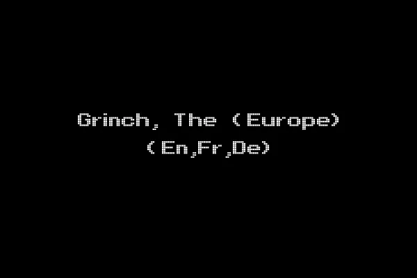 Grinch, The (Europe) (En,Fr,De)