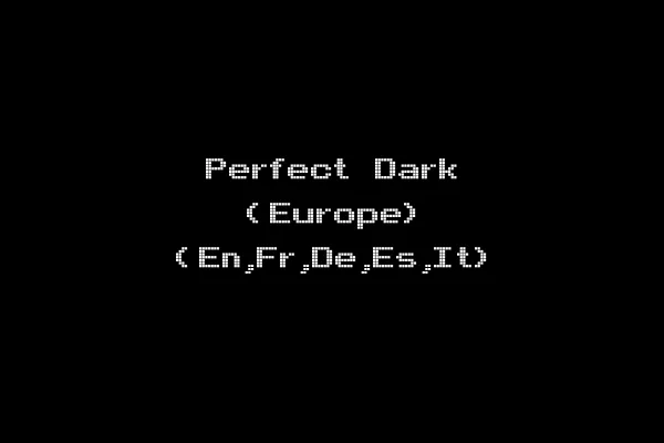Perfect Dark (Europe) (En,Fr,De,Es,It)