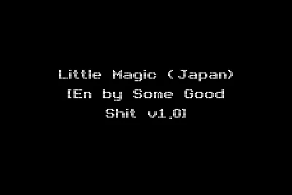 Little Magic (Japan) [En by Some Good Shit v1.0]