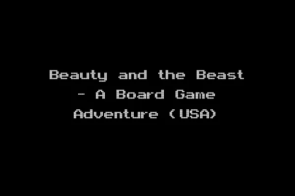 Beauty and the Beast - A Board Game Adventure (USA)