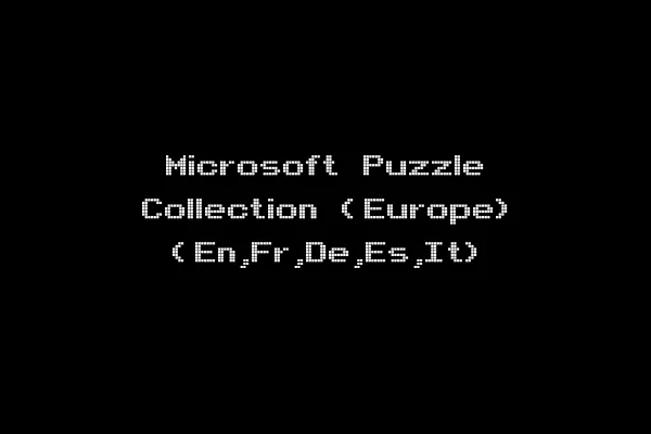 Microsoft Puzzle Collection (Europe) (En,Fr,De,Es,It)