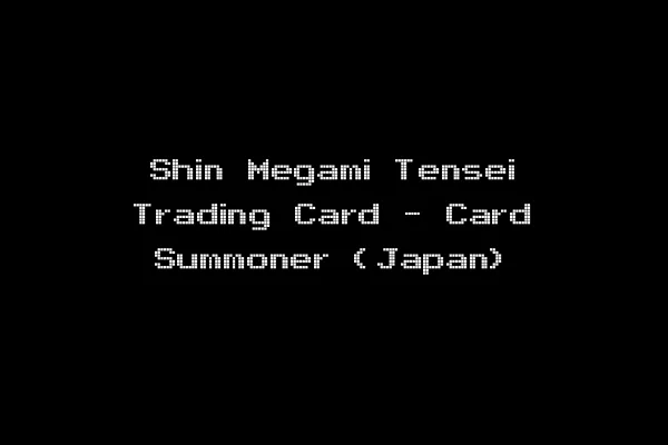 Shin Megami Tensei Trading Card - Card Summoner (Japan)