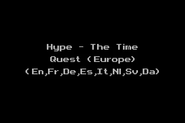 Hype - The Time Quest (Europe) (En,Fr,De,Es,It,Nl,Sv,Da)