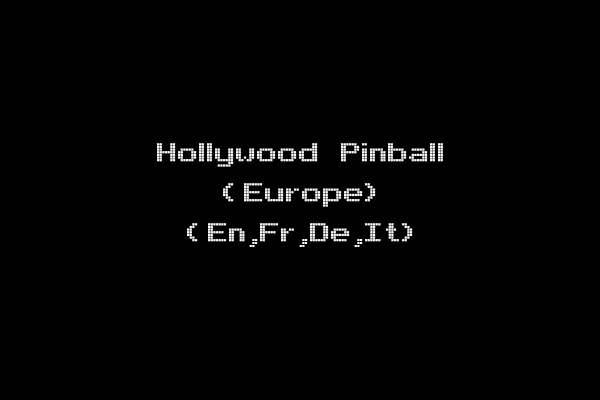 Hollywood Pinball (Europe) (En,Fr,De,It)