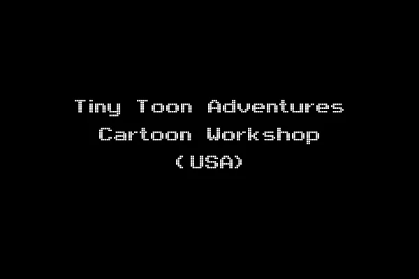 Tiny Toon Adventures Cartoon Workshop (USA)