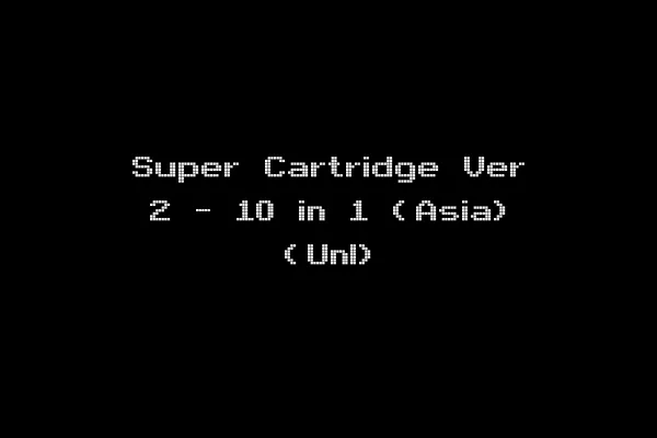 Super Cartridge Ver 2 - 10 in 1 (Asia) (Unl)