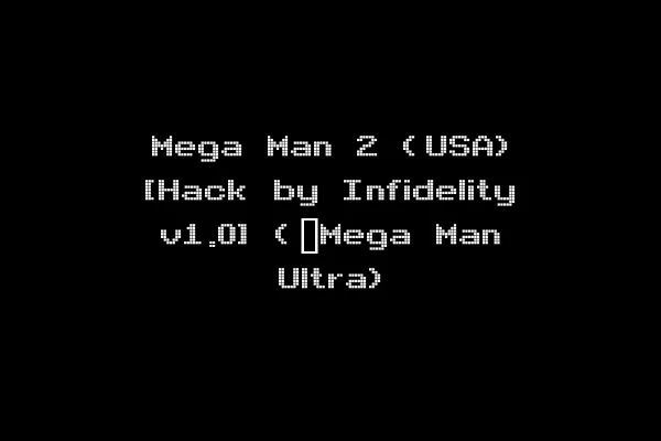 Mega Man 2 (USA) [Hack by Infidelity v1.0] (~Mega Man Ultra)