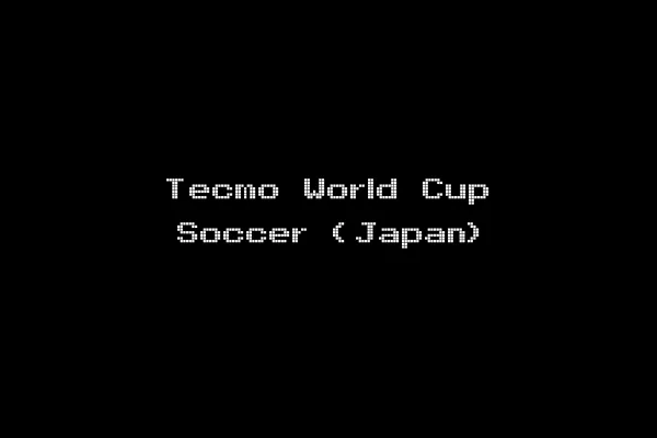 Tecmo World Cup Soccer (Japan)
