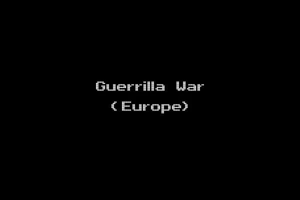 Guerrilla War (Europe)