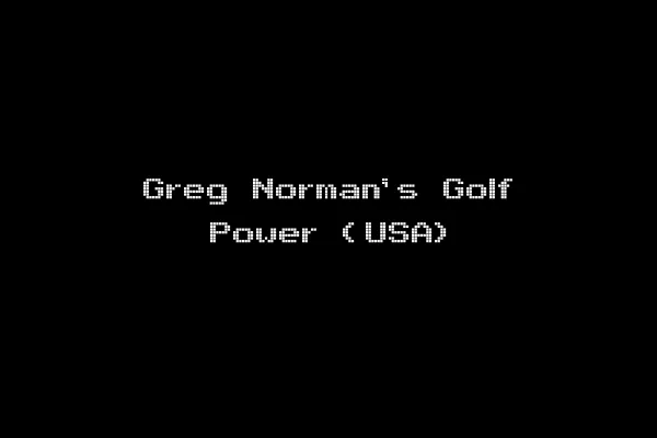 Greg Norman's Golf Power (USA)