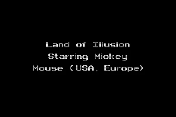 Land of Illusion Starring Mickey Mouse (USA, Europe)