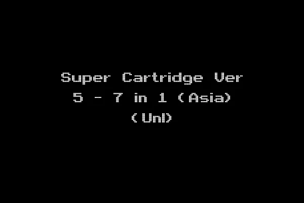 Super Cartridge Ver 5 - 7 in 1 (Asia) (Unl)