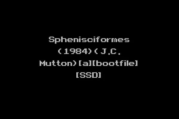 Sphenisciformes (1984)(J.C. Mutton)[a][bootfile] [SSD]