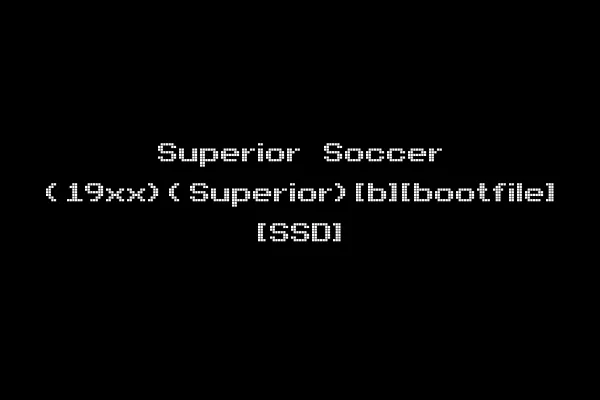 Superior Soccer (19xx)(Superior)[b][bootfile] [SSD]