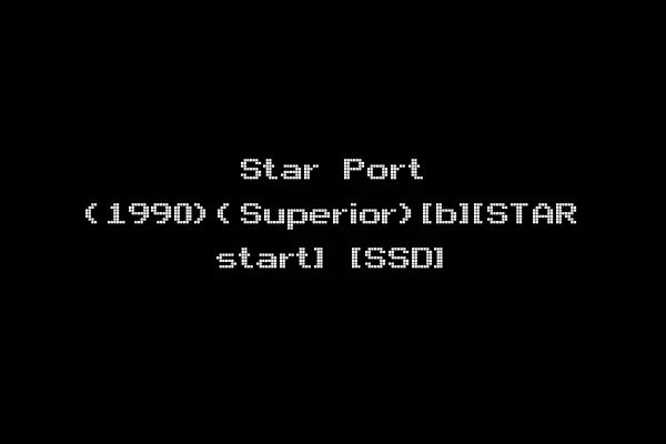 Star Port (1990)(Superior)[b][STAR start] [SSD]