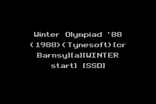 Winter Olympiad '88 (1988)(Tynesoft)[cr Barnsy][a][WINTER start] [SSD]