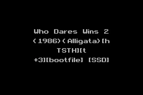 Who Dares Wins 2 (1986)(Alligata)[h TSTH][t +3][bootfile] [SSD]