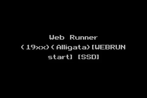 Web Runner (19xx)(Alligata)[WEBRUN start] [SSD]
