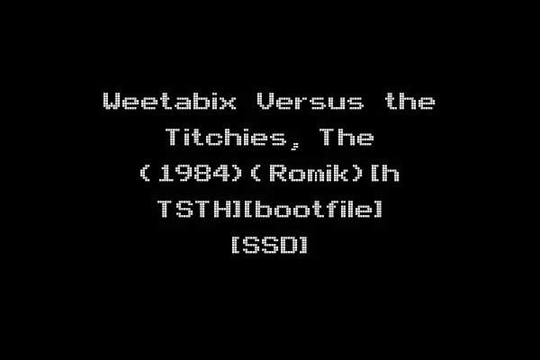 Weetabix Versus the Titchies, The (1984)(Romik)[h TSTH][bootfile] [SSD]
