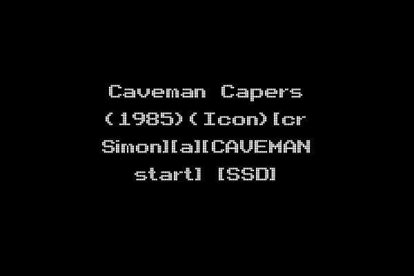 Caveman Capers (1985)(Icon)[cr Simon][a][CAVEMAN start] [SSD]