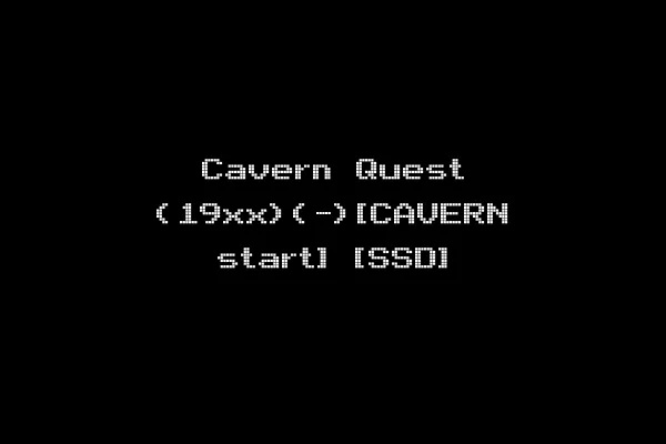 Cavern Quest (19xx)(-)[CAVERN start] [SSD]