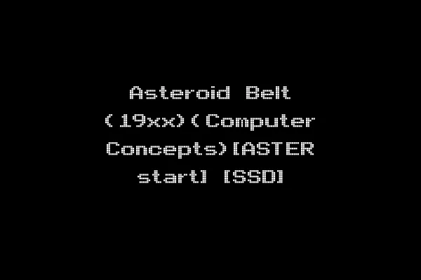 Asteroid Belt (19xx)(Computer Concepts)[ASTER start] [SSD]